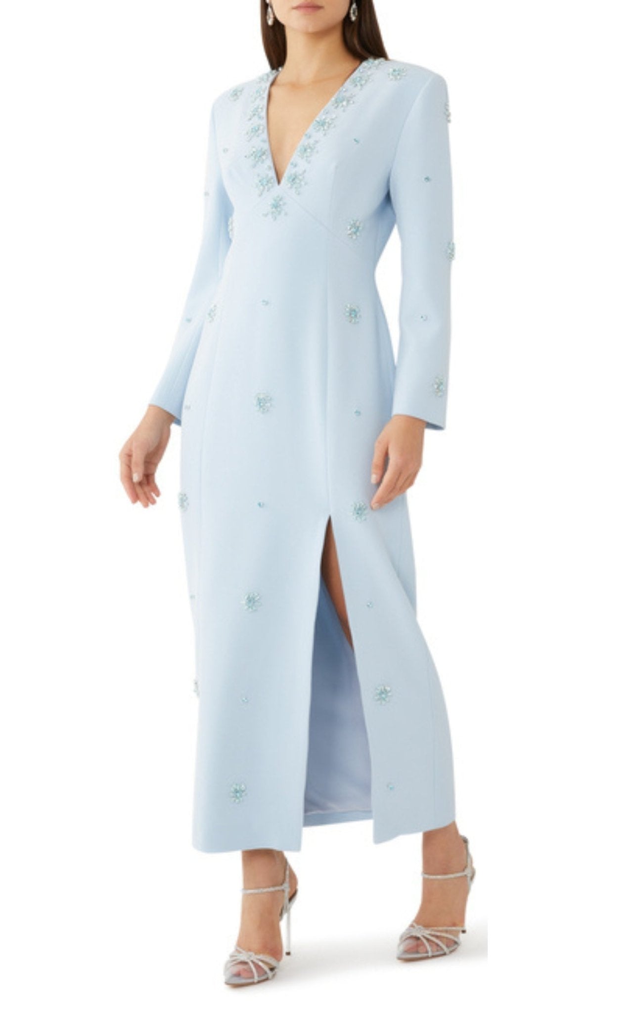 Huishan Zhang Aurore Crystal - Embellished Midi Dress - Runway Catalog