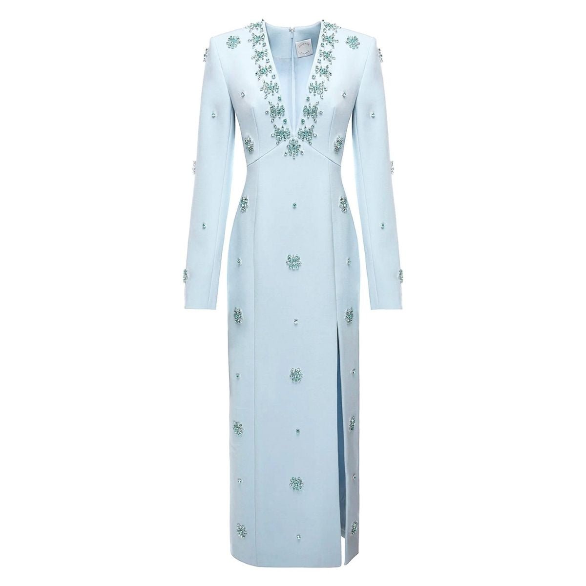 Huishan Zhang Aurore Crystal - Embellished Midi Dress - Runway Catalog