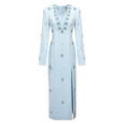 Huishan Zhang Aurore Crystal – Verziertes Midikleid – Laufsteg-Katalog