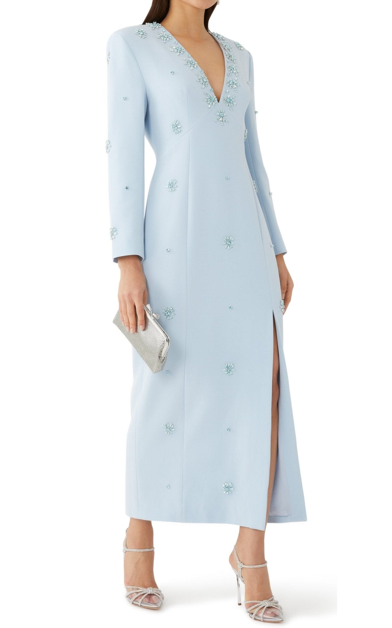 Huishan Zhang Aurore Crystal - Embellished Midi Dress - Runway Catalog