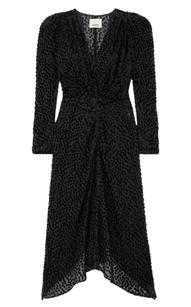 Isabel Marant Metallic Printed Silk Midi Dress  Runway Catalog