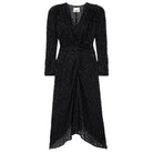 Isabel Marant Maray Metallic Printed Silk Midi Dress - Runway Catalog