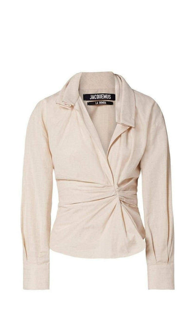 Jacquemus La Chemise Belem Blouse Top - Runway Catalog