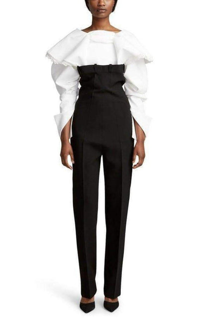Jacquemus Le Pantalon Straight High Rise Wool Trousers Pants - Runway Catalog