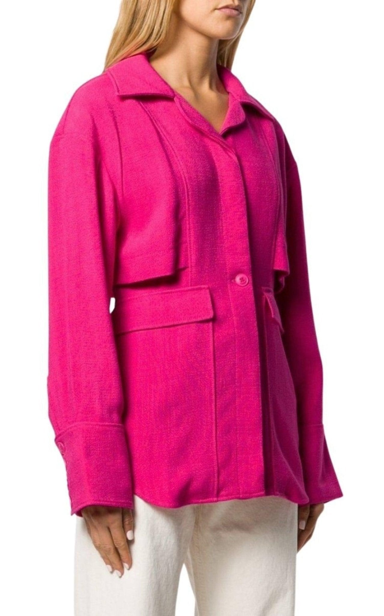 Jacquemus Pink Layered Jacket La Chemise Monceau - Runway Catalog