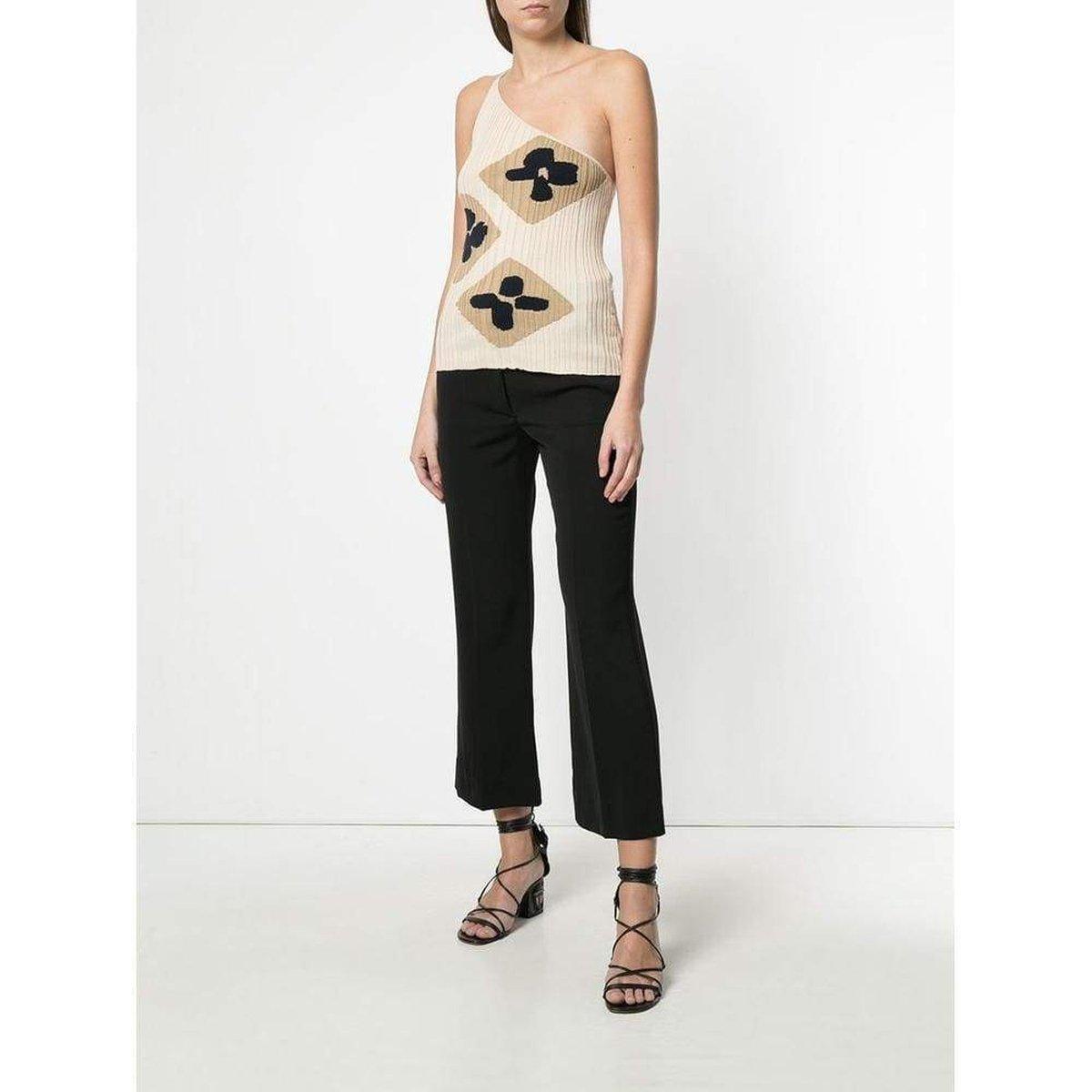 Jacquemus Rib Knit One Shoulder La Maille Caldu Top - Runway Catalog