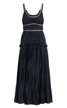Jason Wu Crystal - Beaded Moire Taffeta Midi Dress - Runway Catalog