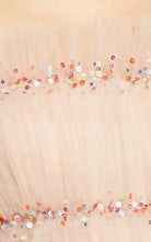 Robe de cocktail mi-longue sans bretelles en tulle froncé Jason Wu - Catalogue Runway