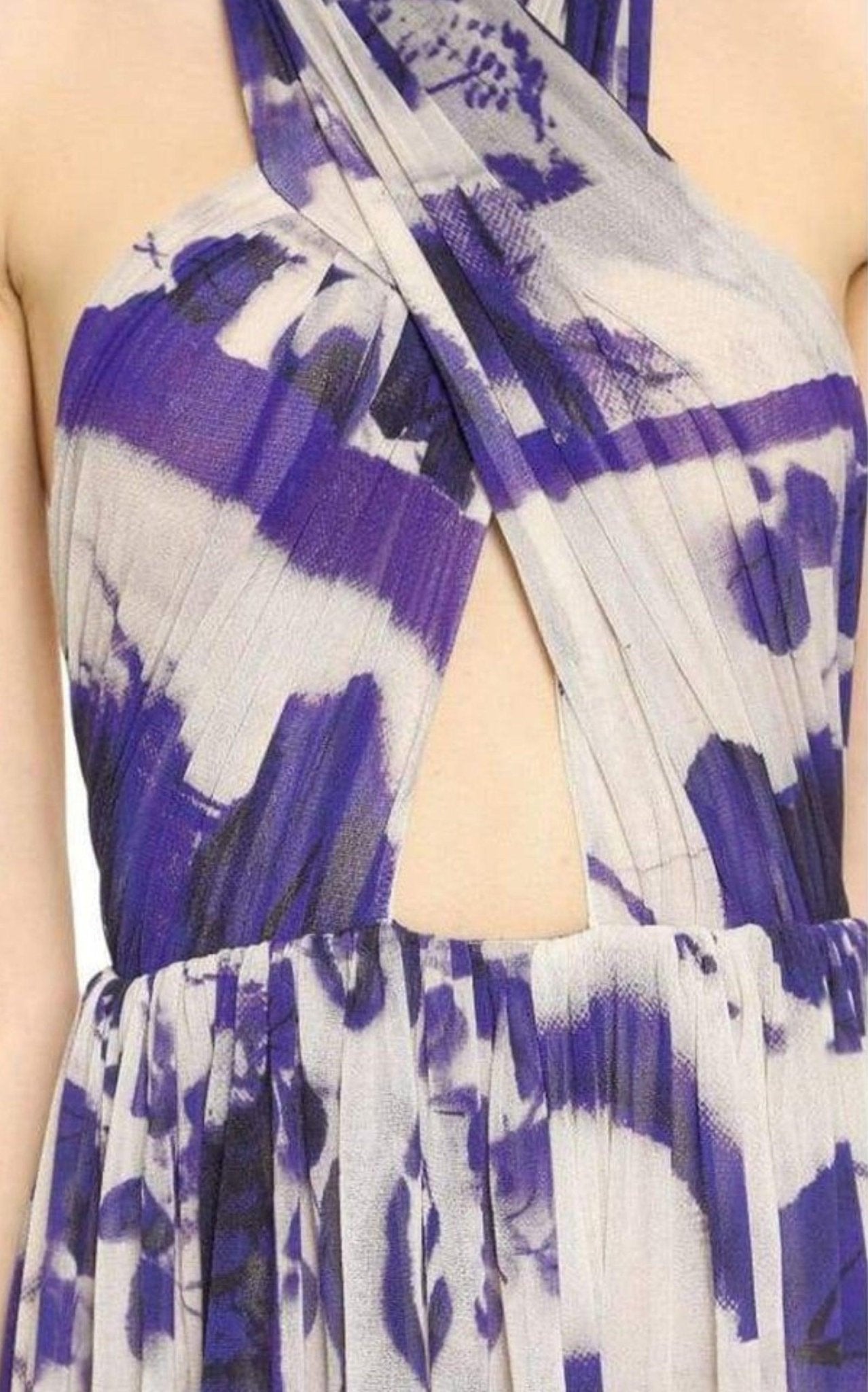 Jean Paul Gaultier Cross Halter Tulle Dress - Runway Catalog