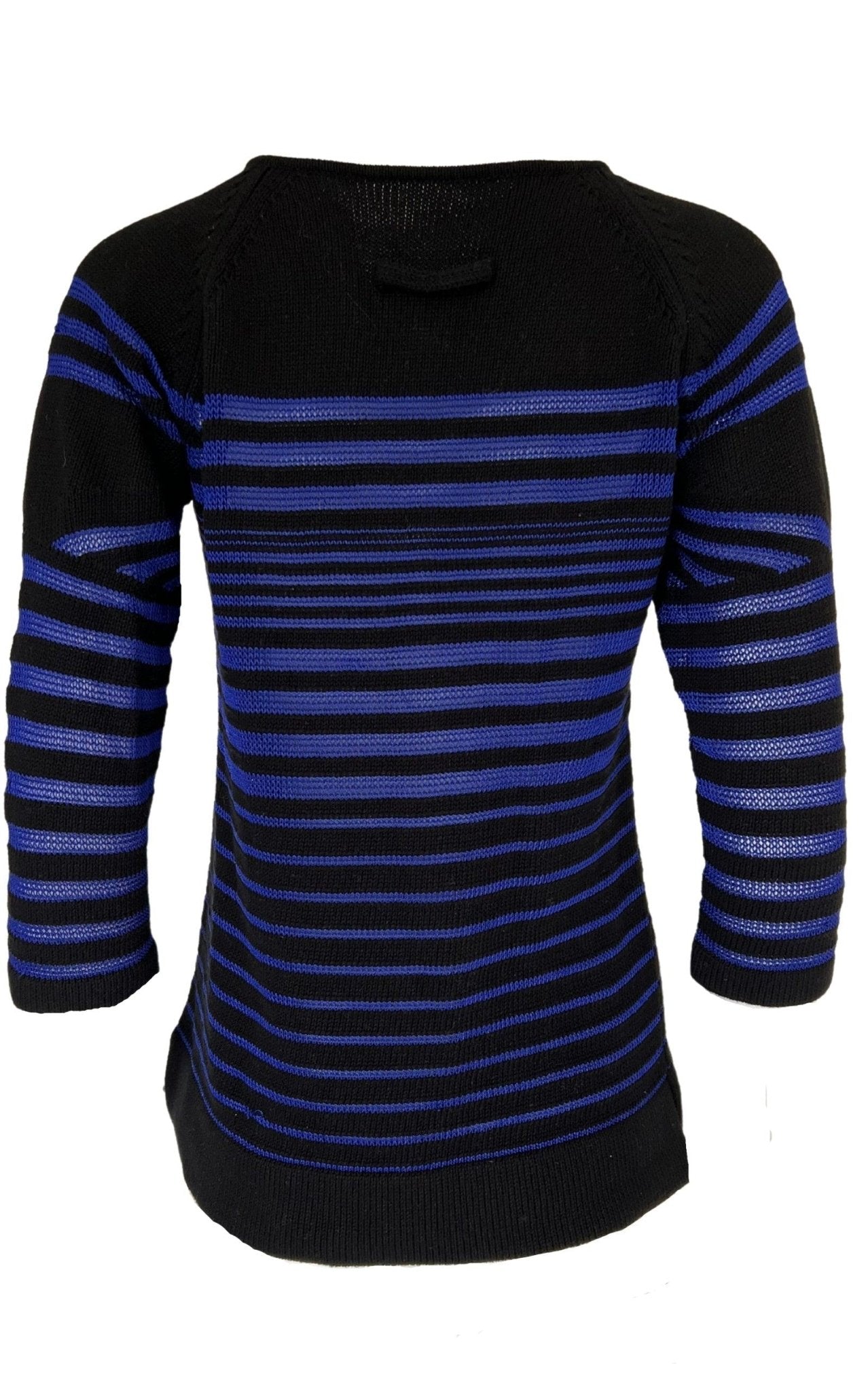 Jean Paul Gaultier Cyber Baba Optical Stripe Sailor Sweater - Runway Catalog