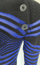 Jean Paul Gaultier Cyber Baba Optical Stripe Sailor Sweater - Runway Catalog