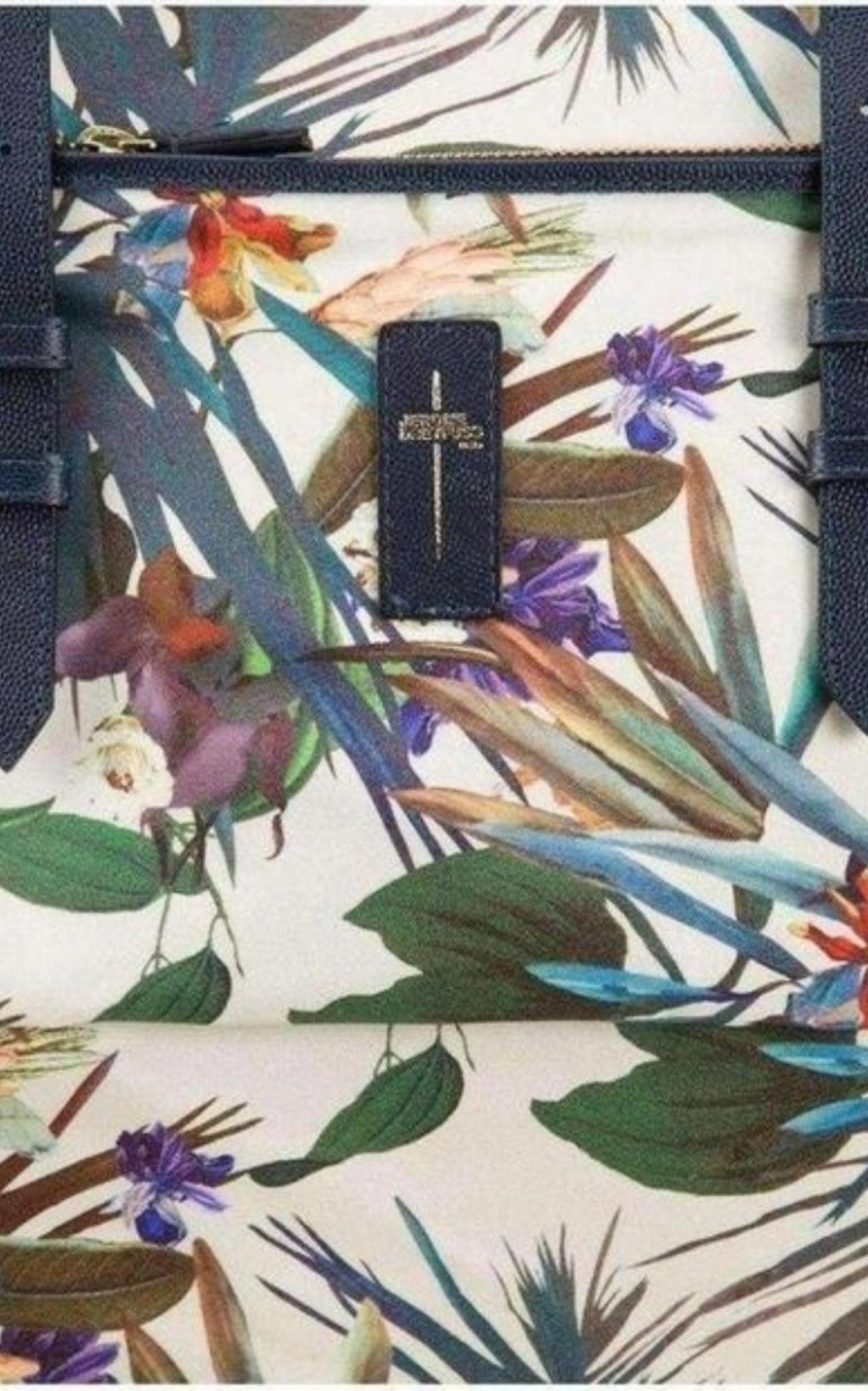 Jerome Dreyfuss Floral Jacqueline Print Pat Tote - Runway Catalog