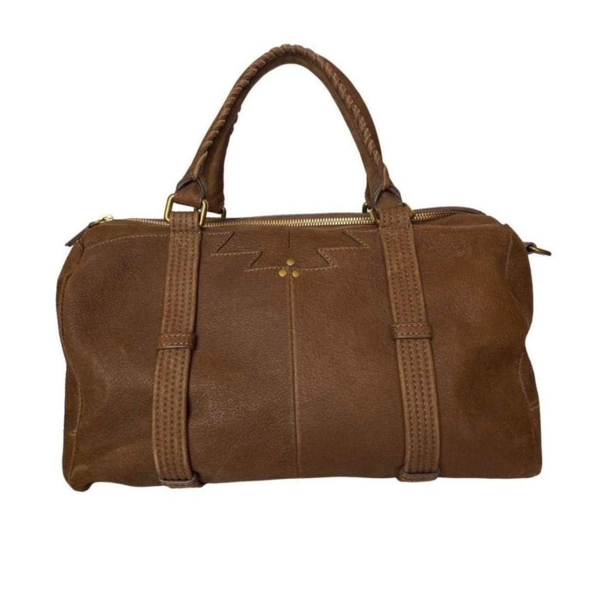 Sac cabas en cuir kaki Raoul de Jérôme Dreyfuss - Catalogue défilé