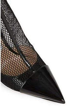 Jimmy Choo Kix 100 Fishnet Lackleder-Stiefeletten – Runway-Katalog