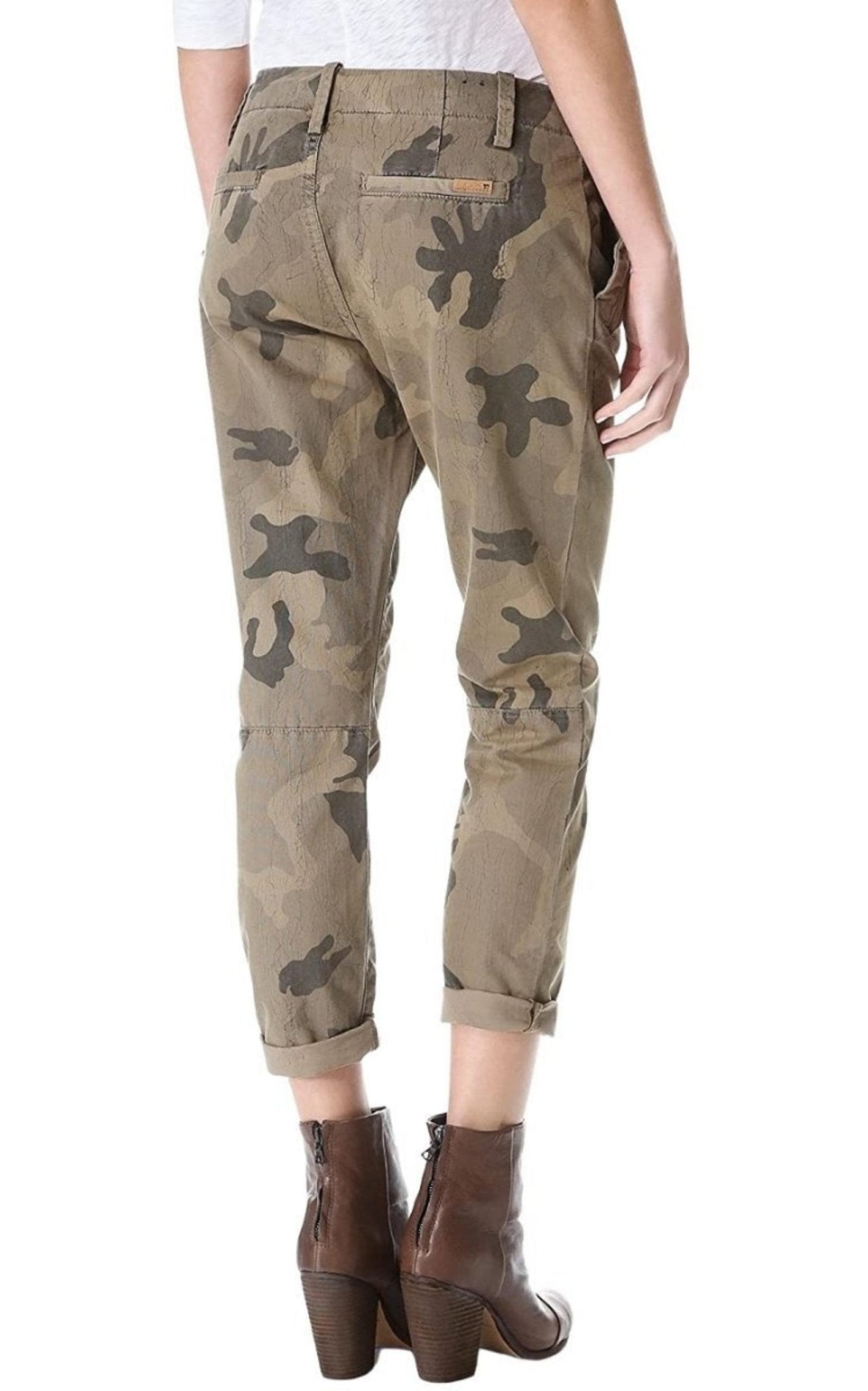 Joe's Camo Straight Leg Ankle Trousers - Runway Catalog