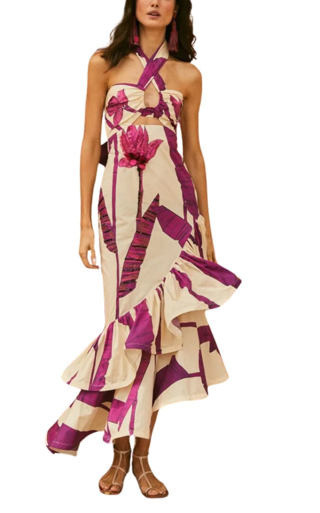johanna ortiz dress PO INAMORADO Belinda International Slip skirt Linen Shirt Dress Johanna Ortiz