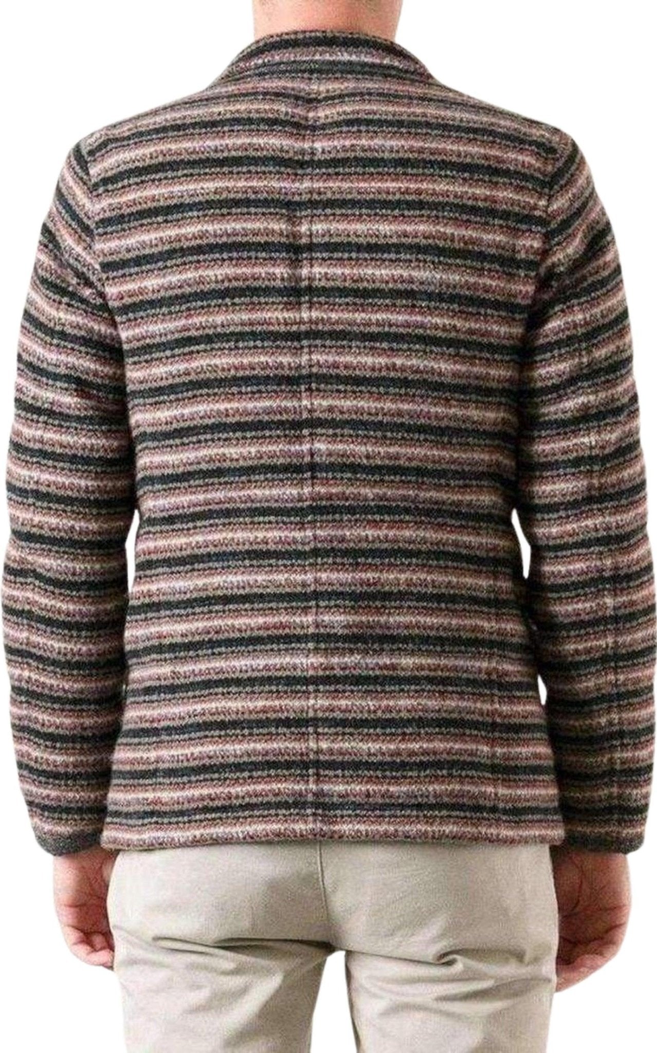 Junya Watanabe x Duvetica Padded Multi-Colored Wool Button-Up