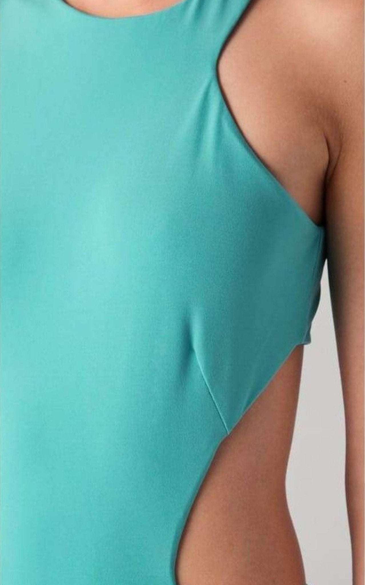 Just Cavalli Asymmetrical Cut Out Long Dress