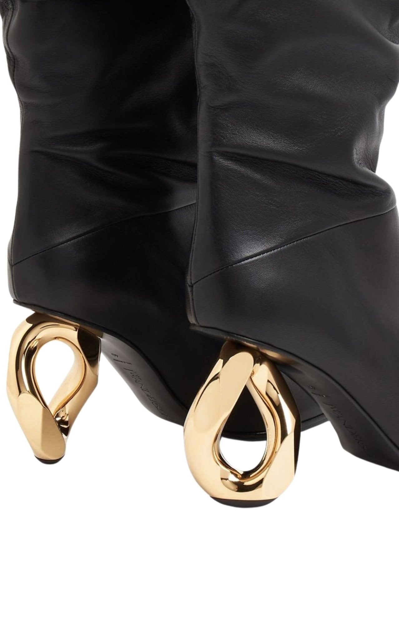 JW Anderson Chain Leather Heeled Boots – Runway Catalog JW Anderson Chain Leather Heeled Boots – Runway Catalog