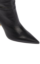 JW Anderson Chain Leather Heeled Boots - Runway Catalog