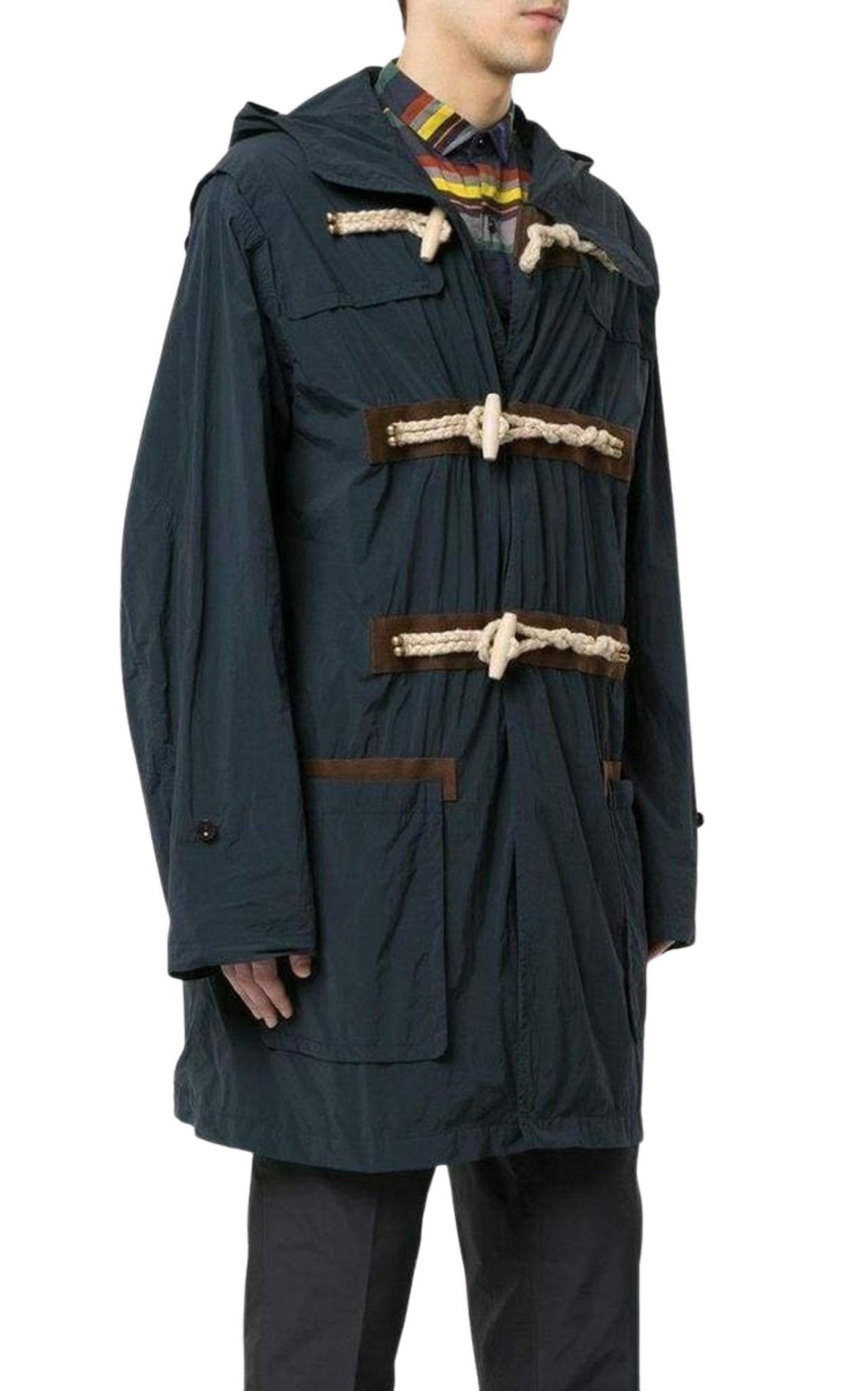 Kolor Kolor Blue Oversized Duffle Coat – Runway Catalog Kolor Kolor Blue Oversized Duffle Coat – Runway Catalog