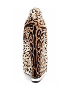 L.A.M.B. Leopard Print Leather Wedge - Runway Catalog