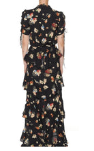 Falda de seda con volantes florales Libertine Nina Simone - Catálogo Runway