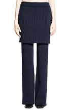 Loewe Layered - Skirt Flared - Leg Mid - Rise Wool Trousers - Runway Catalog