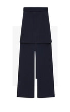 Loewe Layered - Skirt Flared - Leg Mid - Rise Wool Trousers - Runway Catalog