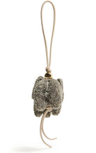 Loewe Raffia & Leather Elephant Bag Charm - Runway Catalog