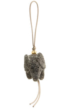 Loewe Raffia & Leather Elephant Bag Charm - Runway Catalog