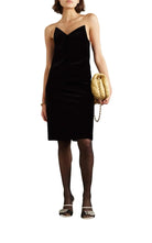 Loewe Strapless Cotton - blend Velvet Mini Dress - Runway Catalog