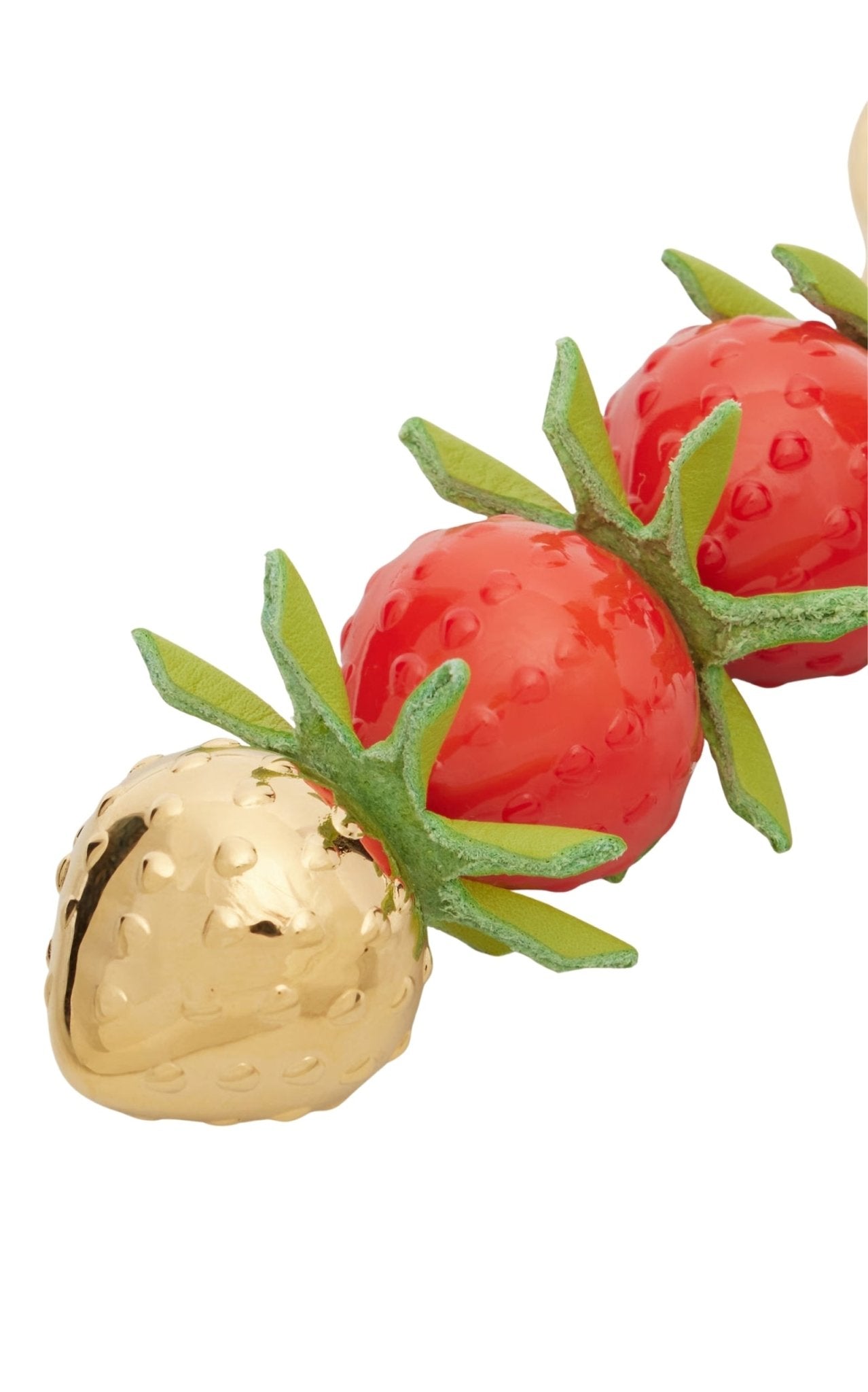 Loewe Strawberry Bag Charm Red Gold – Runway Catalog