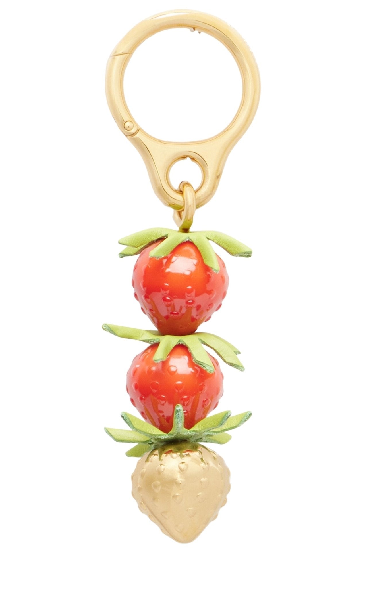 LOEWE ロエベ ストロベリー チャーム Strawberry charm Loewe Strawberry Bag Charm Red Gold – Runway Catalog