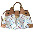 Sac Ursula Louis Vuitton en toile Monogram multicolore blanche - Catalogue Runway
