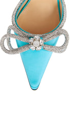 MACH & MACH Crystal - Zapatos de salón de satén adornados - Catálogo de pasarela