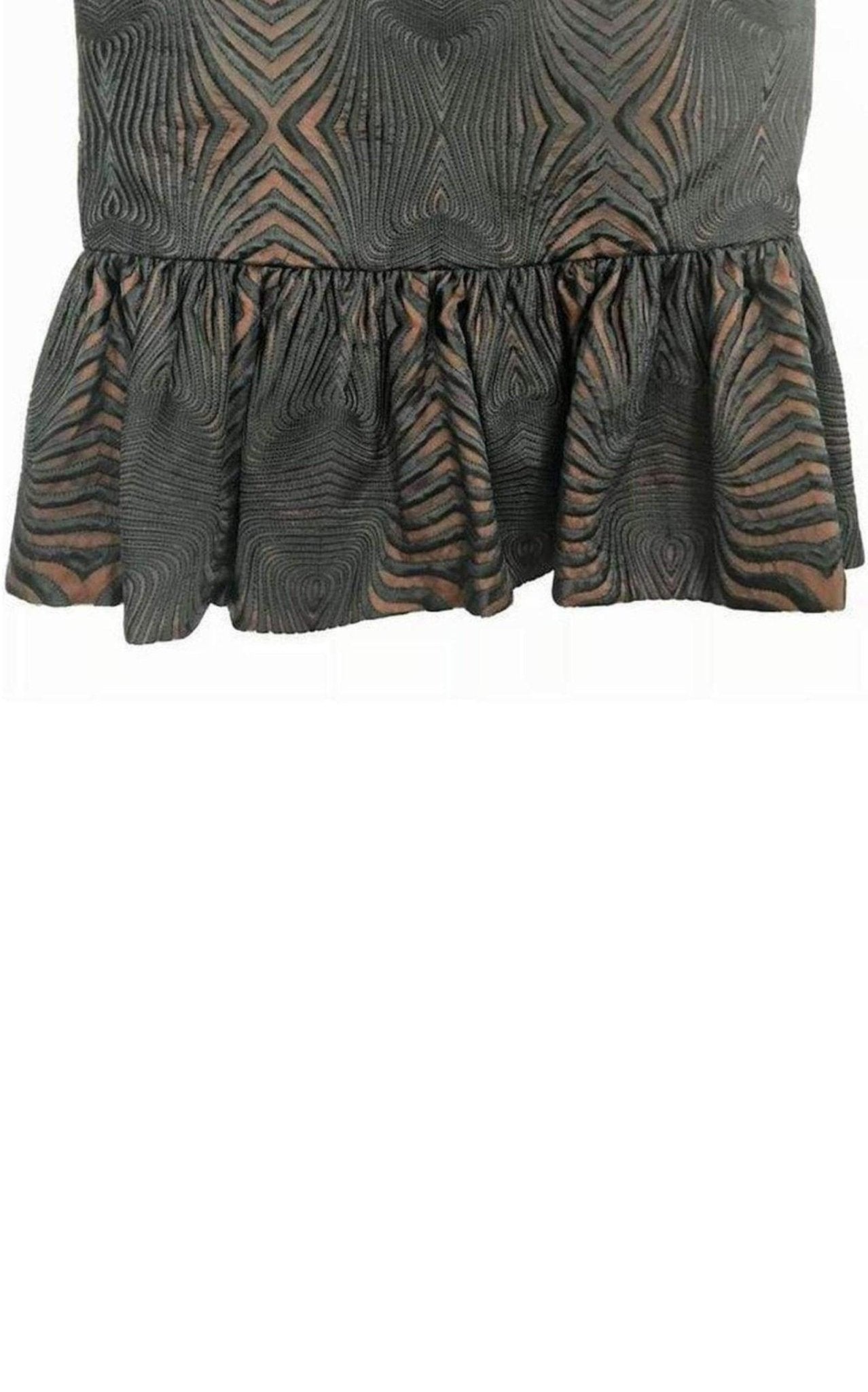 Manish Arora Embroidered Maxi Ruffle Hem Skirt - Runway Catalog