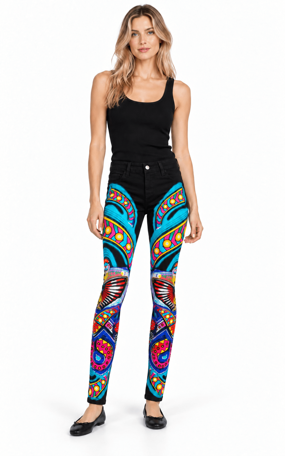 Manish Arora Notify Multicolor Printed Pants - Runway Catalog