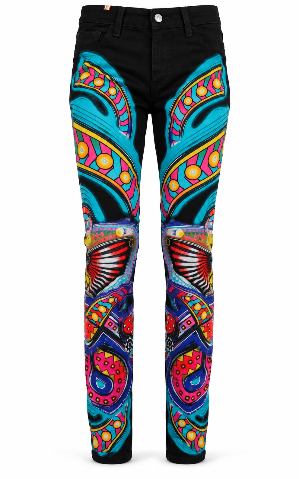 Manish Arora Notify Multicolor Printed Pants - Runway Catalog