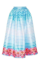 Manish Arora Pleated Print A - Line Skirt - Runway Catalog