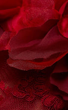 Robe à épaules dénudées en dentelle florale Marchesa - Catalogue défilé