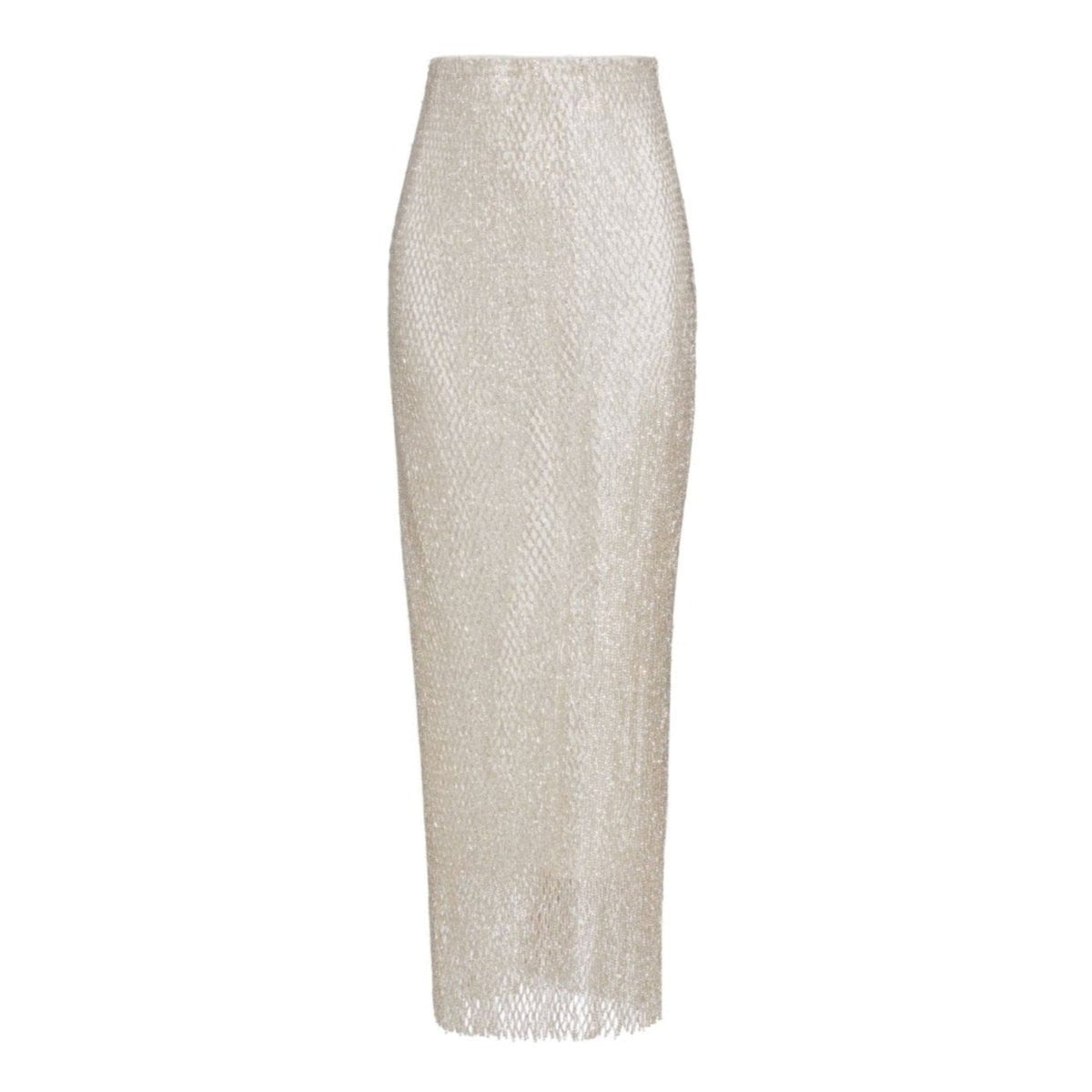 Markarian Ulla Mesh Rhinestone - Embellished Pencil Skirt - Runway Catalog