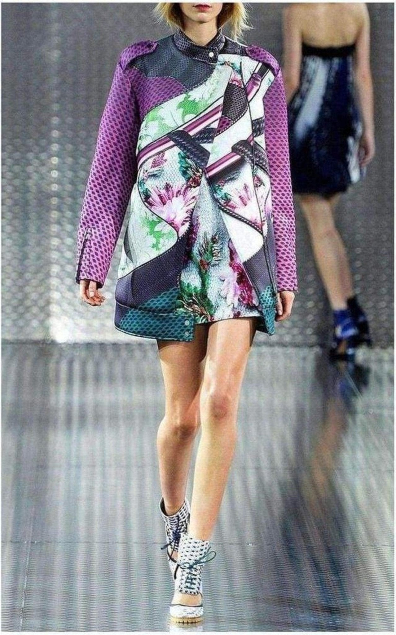 Mary Katrantzou Goldie Floral Print Dress - Runway Catalog
