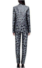 Mary Katrantzou Jacquard Lame Silk Blend Blazer - Runway Catalog
