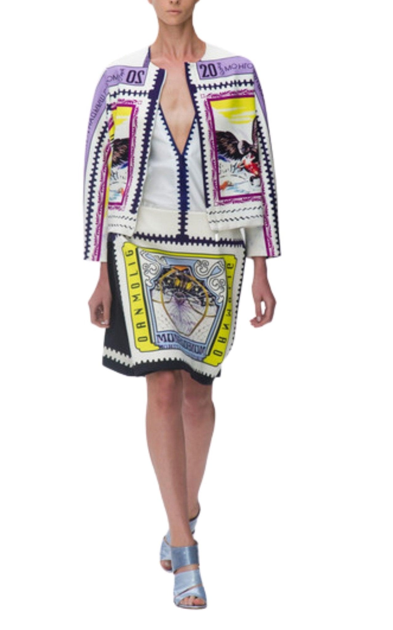Mary Katrantzou Matchu Khan Silk Jacket - Runway Catalog