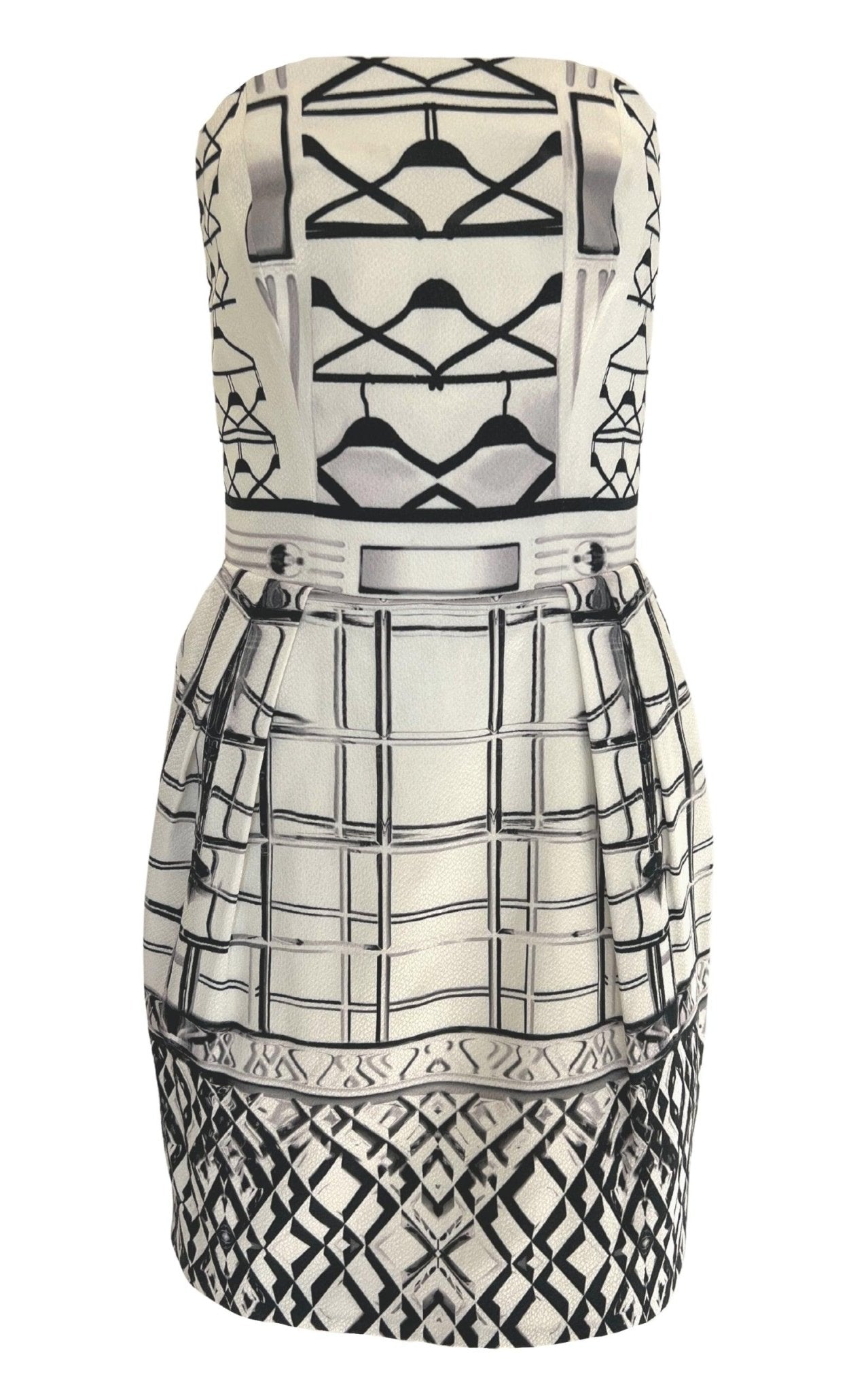 Mary Katrantzou Starbright Bustier Jacquard Dress - Runway Catalog