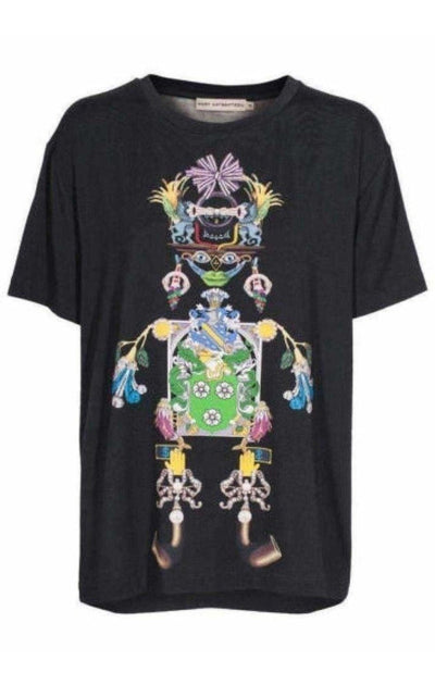 Mary Katrantzou Tikki Man Printed Modal Jersey T-Shirt - Runway Catalog