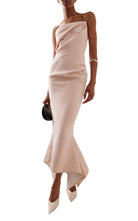 Maticevski Suffix Strapless Blush Crepe Midi Dress - Runway Catalog
