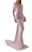 Maticevski Systema Draped Jersey Gown Lilac
