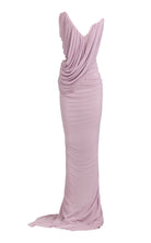 Maticevski Systema Draped Jersey Gown Lilac